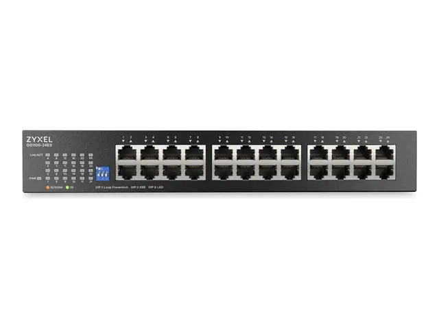 Zyxel GS1100 Series GS1100-24ES - Switch - slank - ikke-styrt - 24...
