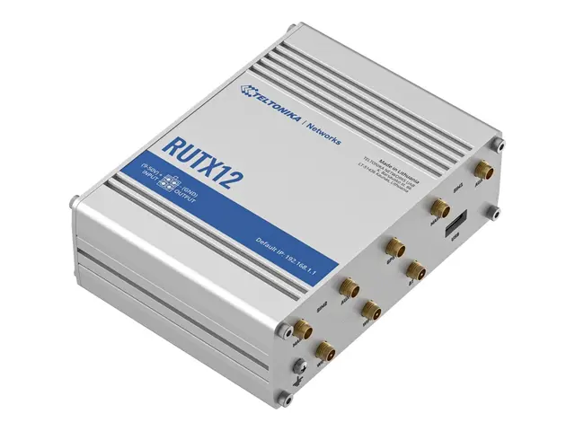 Teltonika RUTX12 - Trådløs ruter WWAN 5-port svitsj 1GbE, PPP, Mod...