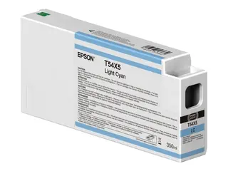 Epson T54X5 - 350 ml - lys cyan original - blekkpatron - for SureColor SC-P6000, SC-P7000, SC-P7000V, SC-P8000, SC-P9000, SC-P9000V