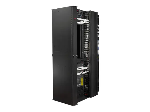 APC Cable Management - Rack-kabelføringssett - svart - for P/N: NB...