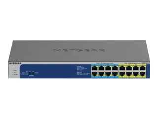 NETGEAR GS516UP - Switch - ikke-styrt - 8 x 10/100/1000 (PoE+) + 8 x 10/100/1000 (PoE++) stasjon&#230;r, rackmonterbar - PoE++ (380 W)