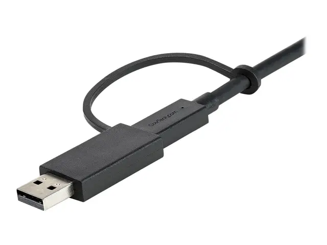 StarTech.com 3ft (1m) USB C Cable w/ USB-A Adapter Dongle, Hybrid ...
