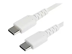 STARTECH 1M USB C CABLE WHITE HIGH QUALITY ARAMID FIBER