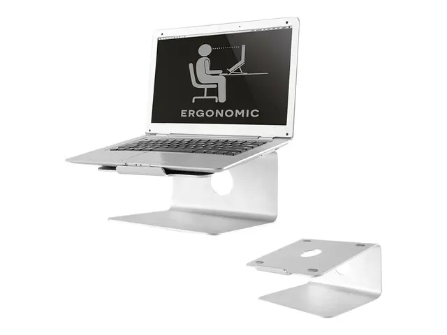 Neomounts NSLS050 - Stativ for notebook børstet aluminium sølv skj...