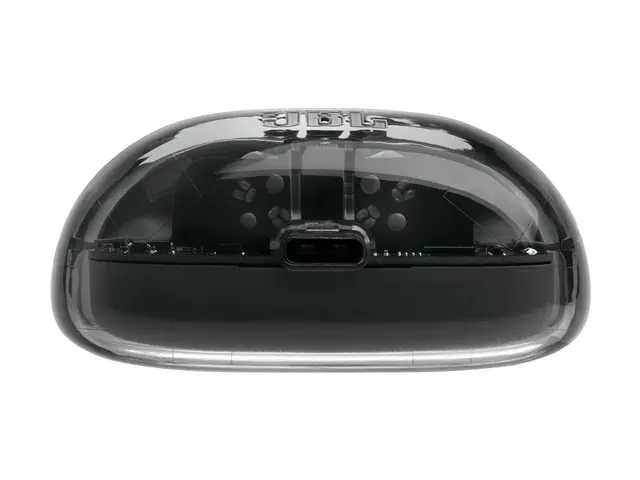 JBL TUNE Beam 2 - Ghost Edition - True wireless-hodetelefoner med mikrofon i øret - Bluetooth - aktiv støydemping - spøkelsessvart 
