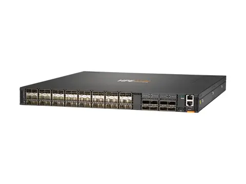HPE Aruba 8325-48Y8C - Switch - L3 - Styrt 48 x 10/25 Gigabit SFP+ / SFP28 + 8 x 40/100 Gigabit QSFP+ / QSFP28 - bakside til front-luftflyt - rackmonterbar - TAA-samsvar