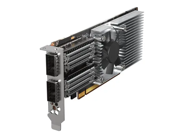 QNAP QXG-100G2SF-E810 - Nettverksadapter - PCIe 4.0 x16 lav profil...