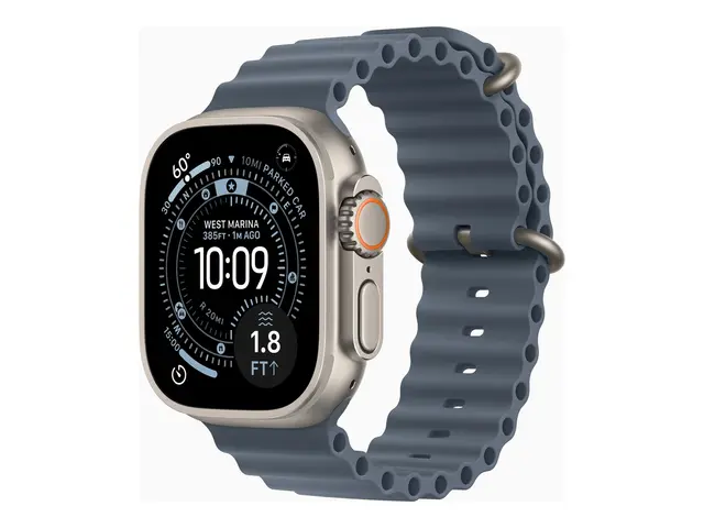 Apple Watch Ultra 3 - 49 mm naturlig titan Ja smartklokke med Havb...
