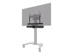 Neomounts AV30-500BL - Monteringssett (monteringsbrakett) for videostang - universal - svart - skjermstørrelse: 43"-110" - VESA-monterbar