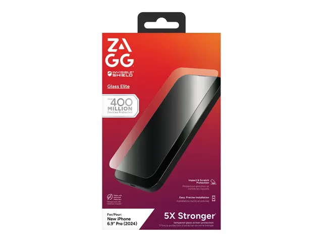 ZAGG InvisibleShield Glass Elite - Skjermbeskyttelse for mobiltele...