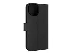 iFrogz Defence - Beskyttelsesboks lommebok for mobiltelefon l&#230;r - svart - for Apple iPhone 13, 14, 15