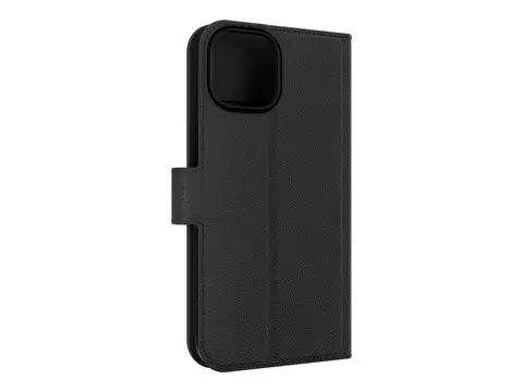 iFrogz Defence - Beskyttelsesboks lommebok for mobiltelefon lær - svart - for Apple iPhone 13, 14, 15