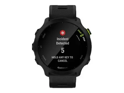 Garmin Forerunner 55 - Svart - sportsur med bånd - silikon - svart...