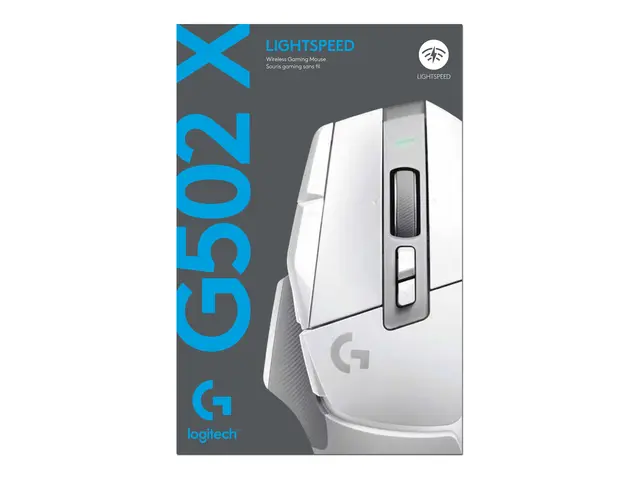 Logitech G G502 X LIGHTSPEED - Mus optisk 8 knapper trådløs 2.4 GH...