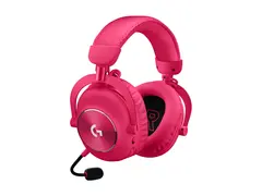 Logitech G Pro X 2 - Hodesett - full størrelse Bluetooth / LIGHTSPEED - trådløs, kablet - 3,5 mm jakk - lydisolerende - rosa