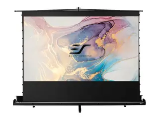 Elite Screens ezCinema Tab-Tension Series Projeksjonsskjerm med gulvstativ - står på gulv - 103" (262 cm) - 16:9 - StarBright CLR 5 - sølv, grå