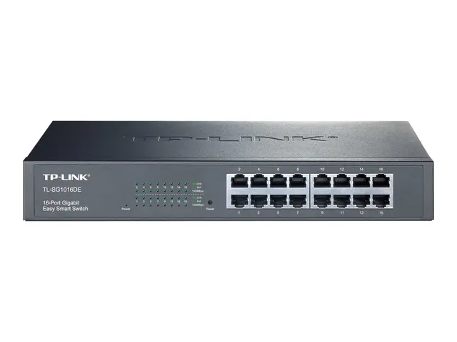 TP-Link JetStream TL-SG1016DE - Switch - Styrt - 16 x 10/100/1000 ...