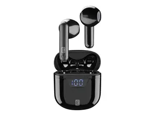 Cellular Line SEEK - True wireless-hodetelefoner med mikrofon i &#248;ret - Bluetooth - svart