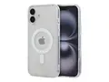 iiglo - Baksidedeksel for mobiltelefon MagSafe-samsvar - termoplast-polyuretan (TPU) - gjennomsiktig - for Apple iPhone 16 Plus