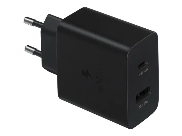 Samsung EP-TA220 - Strømadapter 35 watt SFC (USB, 24 pin USB-C) sv...
