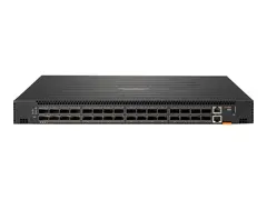 HPE Aruba 8325-32C - Switch - L3 - Styrt 32 x 100 Gigabit QSFP28 / 40 Gigabit QSFP+ - bakside til front-luftflyt - rackmonterbar - DC-strøm - TAA-samsvar