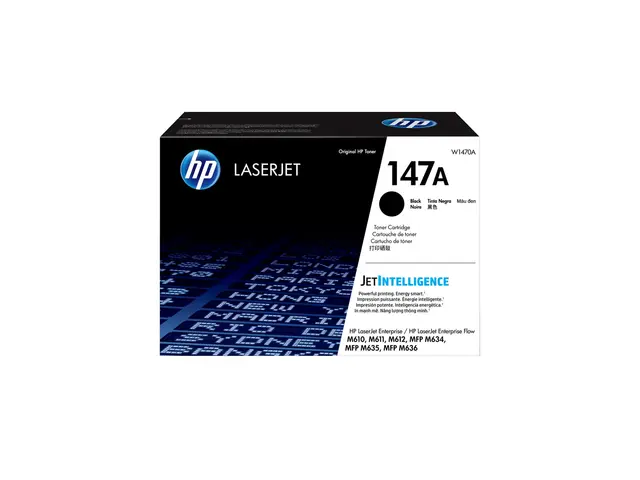 HP 147A - Svart original LaserJet tonerpatron (W1470A) for Enterpr...