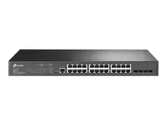 TP-Link JetStream TL-SG3428 - Switch - Styrt 24 x 10/100/1000 + 4 x Gigabit SFP - rackmonterbar