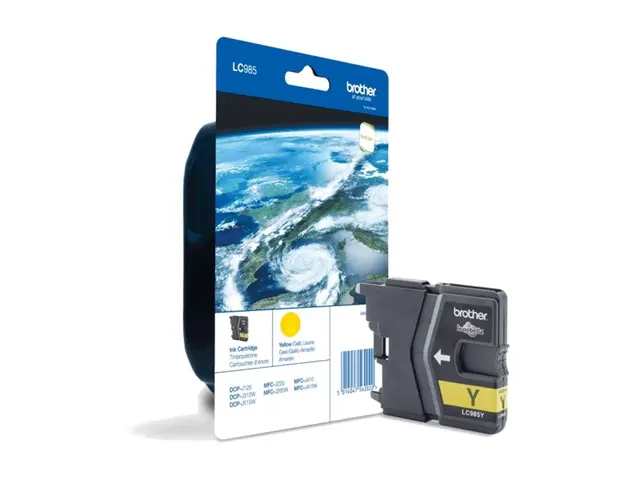 Brother LC985Y - Gul original blekkpatron for DCP-J140W, DCP-J315W...