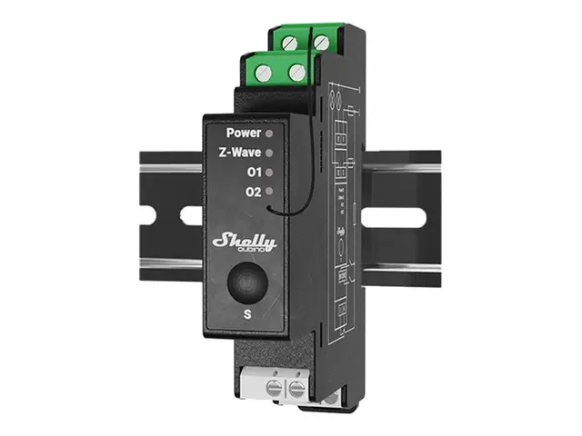 Shelly Wave Pro - Smartsvitsj - 2 kanaler - trådløs - Z-Wave - 868...