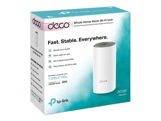 TP-Link Deco E4 - Trådløs ruter Wi-Fi 5 Dobbeltbånd