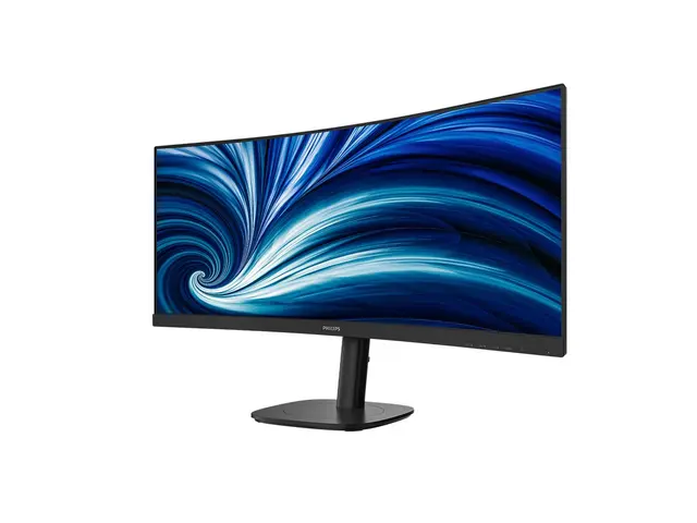 Philips 34B2N3500C - 3000 Series - LED-skjerm kurvet - 34" - 3440 x 1440 WQHD @ 120 Hz - VA - 3500:1 - HDR10 - 2xHDMI, DisplayPort - høyttalere - svart 