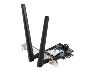 ASUS PCE-BE6500 - Nettverksadapter - PCIe Wi-Fi 7, Wi-Fi 5, Wi-Fi 6, Bluetooth