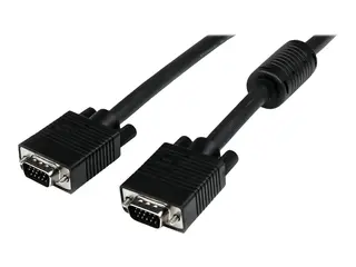 StarTech.com 2m Coax High Resolution Monitor VGA Video Cable HD15 M/M VGA-kabel - HD-15 (VGA) (hann) til HD-15 (VGA) (hann) - 2 m - formst&#248;pt - svart