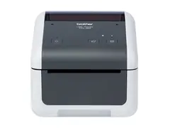 Brother TD-4520DN - Etikettskriver - direktetermisk Rull (11,8 cm) - 300 x 300 dpi - inntil 152 mm/sek - USB 2.0, LAN, seriell - grå, hvit