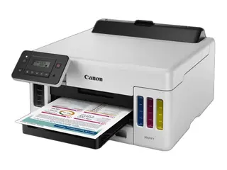 Canon MAXIFY GX5050 - Skriver - farge - Dupleks ink-jet - ITS - A4/Legal - 600 x 1200 dpi - inntil 24 ipm (mono) / inntil 15.5 ipm (farge) - kapasitet: 350 ark - LAN, Wi-Fi(n), USB 2.0