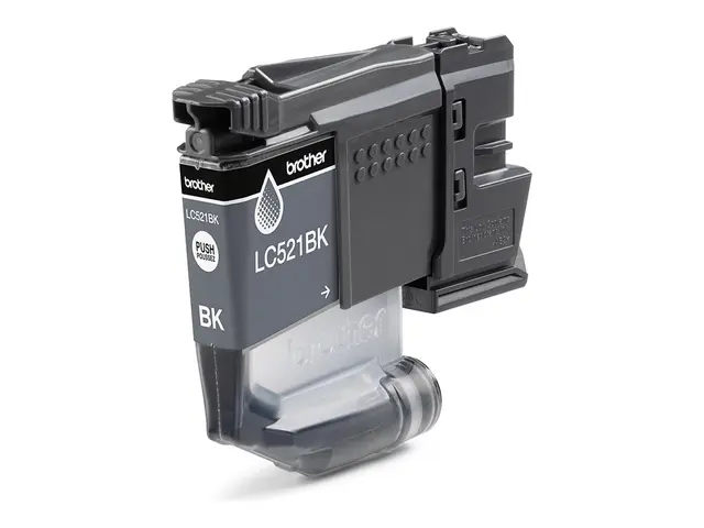 Brother LC521BK - Svart original pillow pack blekkpatron for DCP-J...