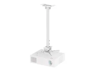 Neomounts CL25-550WH1 - Monteringssett (takmontering) full bevegelse - for projektor - easy-install, height 74.5 - 114.5 cm - stål - hvit