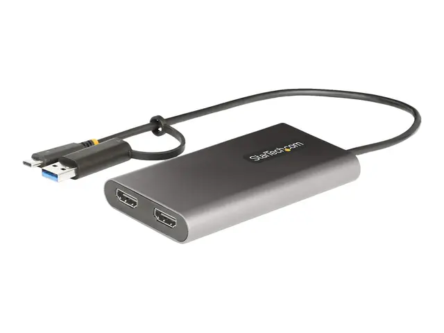 StarTech.com USB-C to Dual-HDMI Adapter, or A 2x HDMI, 4K 60Hz, 10...