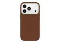 OtterBox Symmetry Series - Baksidedeksel for mobiltelefon MagSafe-samsvar - kaktusl&#230;r, magnet, polyuretan - &#248;rkensadel (brun) - for Apple iPhone 17 Pro