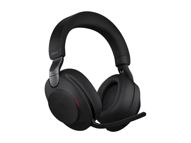 Jabra Evolve2 85 UC Stereo - Hodesett - full størrelse - Bluetooth...