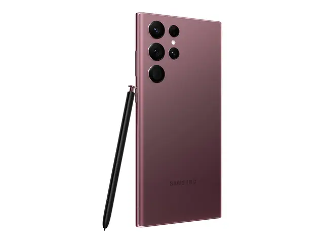 2nd-A Galaxy S22 Ultra 5G 128GB Burgundy A-grade | Brukt 2 års gar...