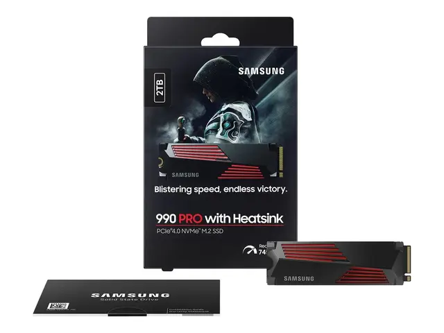 Samsung 990 PRO MZ-V9P2T0GW - SSD kryptert 2 TB intern M.2 2280 PC...