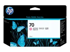 HP 70 - 130 ml - lys magenta - original - DesignJet blekkpatron - for DesignJet HD Pro MFP, T120, Z2100, Z3100, Z3100ps, Z3200, Z3200ps, Z5200, Z5400