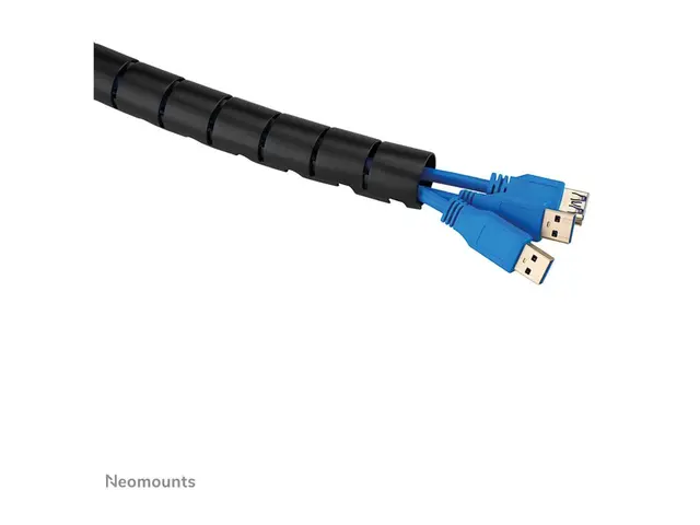 Neomounts - Kabelstyringsmuffe for 1-5 cables, universal svart 2 m