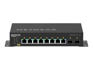 NETGEAR AV Line M4250-8G2XF-PoE+ - Switch L3 - Styrt - 8 x 10/100/1000 (8 PoE+) + 2 x 10 Gigabit SFP+ - side til side-luftflyt - stasjon&#230;r - PoE+ (220 W)