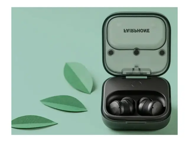 Fairphone Fairbuds - True wireless-hodetelefoner med mikrofon i øret - Bluetooth - aktiv støydemping - svart 