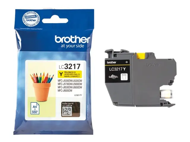 Brother LC3217Y - Gul original blekkpatron for MFC-J5335DW, MFC-J5...