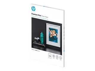 HP Premium Plus Photo Paper - Blank A4 (210 x 297 mm) - 300 g/m&#178; - 20 ark fotopapir - for Officejet 52XX, 6000, 6000 E609, 68XX, 7000 E809, 80XX; Photosmart B110, Wireless B110