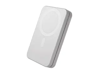 dbramante1928 re-charge - Trådløs nødlader 3-in-1, Qi3 - 8000 mAh - 20 watt (USB-C) - på kabel: USB-C - hvit