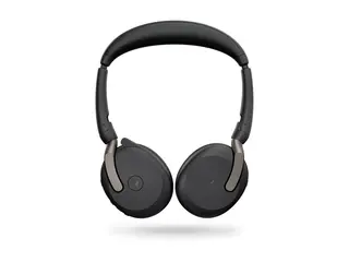 Jabra Evolve2 65 Flex MS Stereo - Hodesett on-ear - Bluetooth - tr&#229;dl&#248;s - aktiv st&#248;ydemping - USB-A - svart - Certified for Microsoft Teams